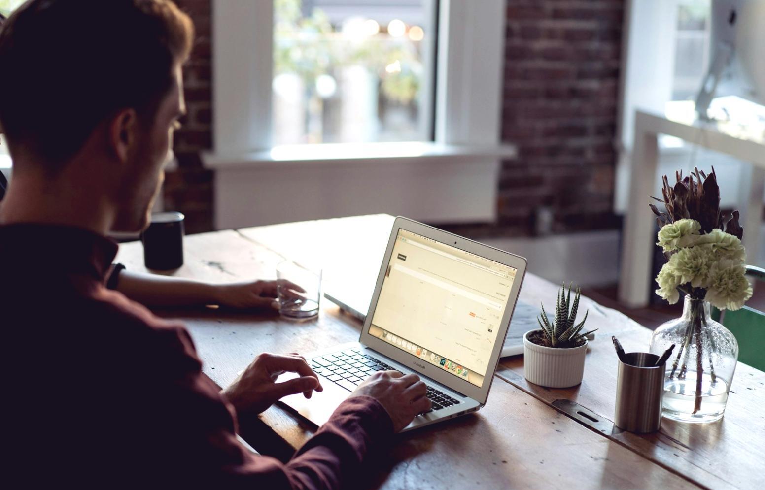 Financial analysis workspace with charts and research materials